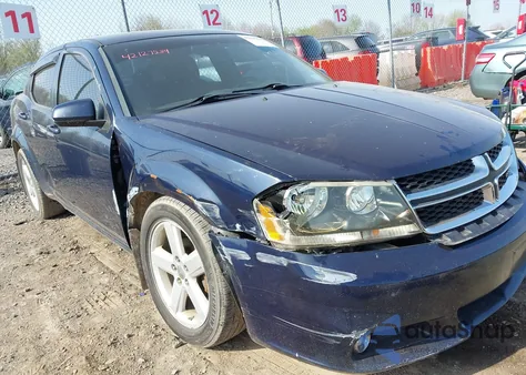 2013 Dodge Avenger Sxt из США, поврежденный, VIN 1C3CDZCB4DN680064